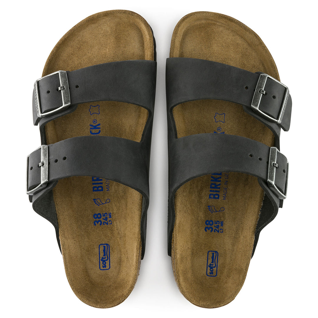 BIRKENSTOCK Arizona Nubuck Soft Footbed