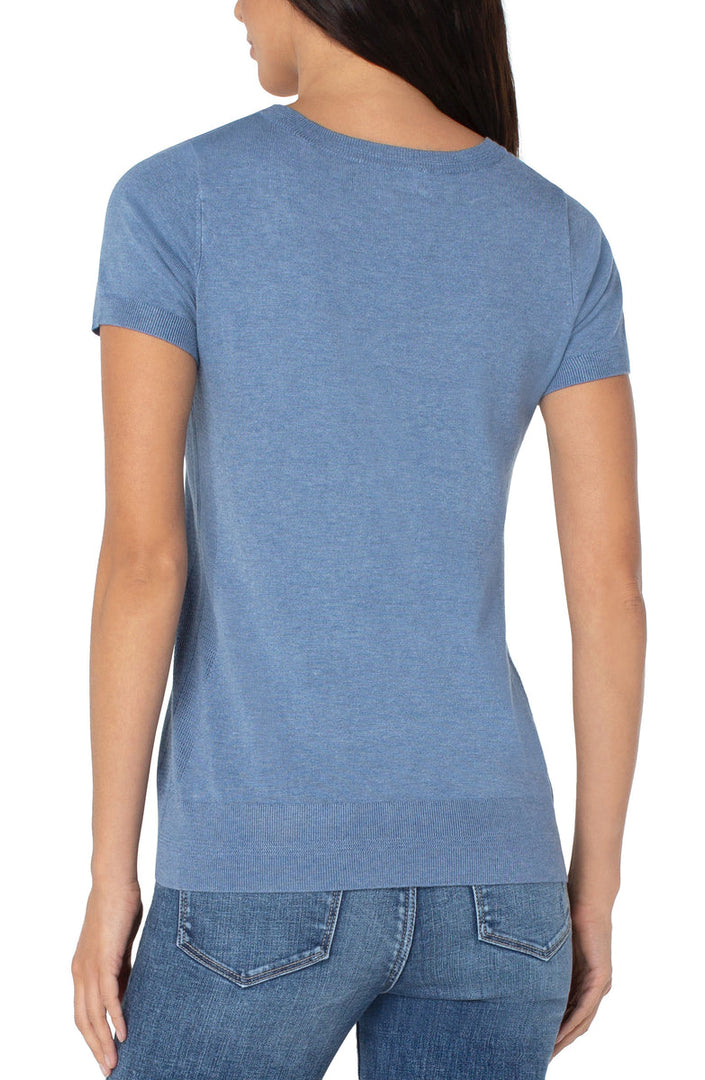 Liverpool Los Angeles Scoop Neck S/S Swtr