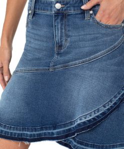 Liverpool Los Angeles Ruffle Let Down Hem