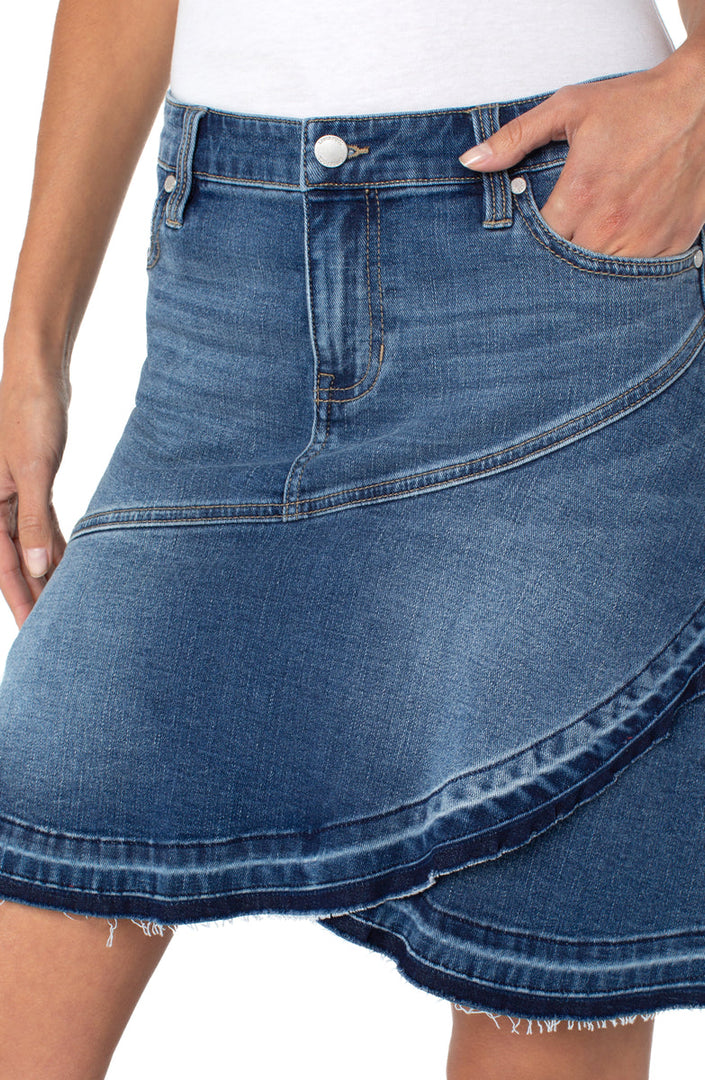 Liverpool Los Angeles Ruffle Let Down Hem