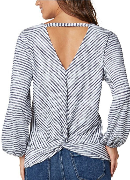 Liverpool Los Angeles Twist Back Long Sleeve Knit