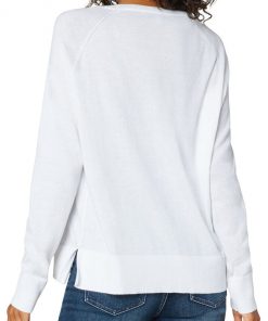 Liverpool Los Angeles Raglan Sweater With Side Slits
