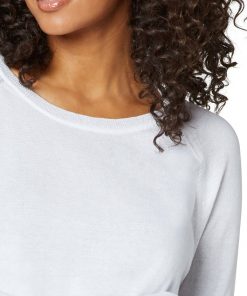 Liverpool Los Angeles Raglan Sweater With Side Slits