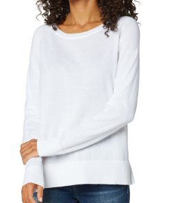 Liverpool Los Angeles Raglan Sweater With Side Slits